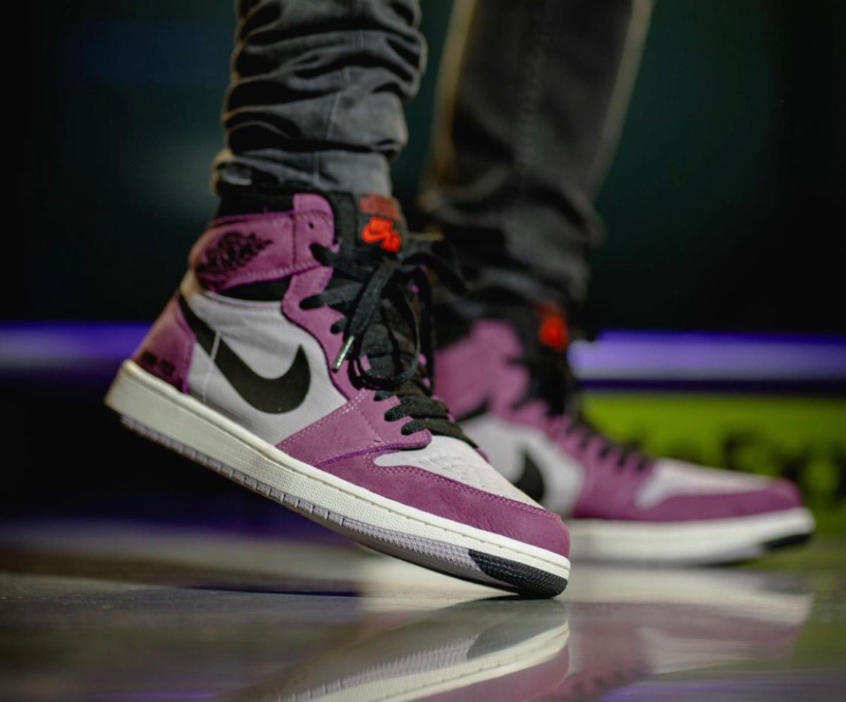 エアジョーダン1 エレメント ゴアテックス スカイJパープル 27.5 【美