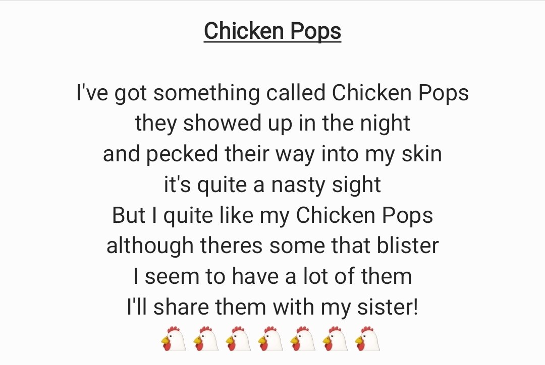 Breaking news from the Price house! We have a spotty toddler. Naturally I wrote a poem. #WritingCommunity #poetrycommunity