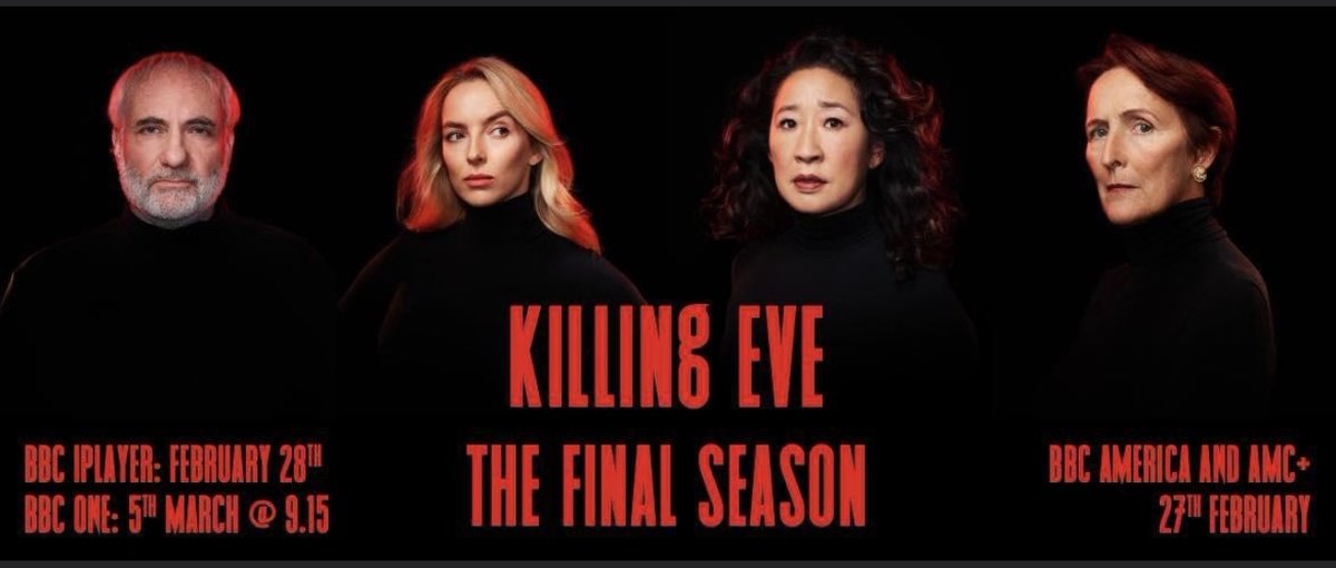 Soon guys...
<a href="/BBCOne/">BBC One</a>  <a href="/BBCAMERICA/">BBC America</a> <a href="/BBCiPlayer/">BBC iPlayer</a>  <a href="/KillingEve/">Killing Eve</a>