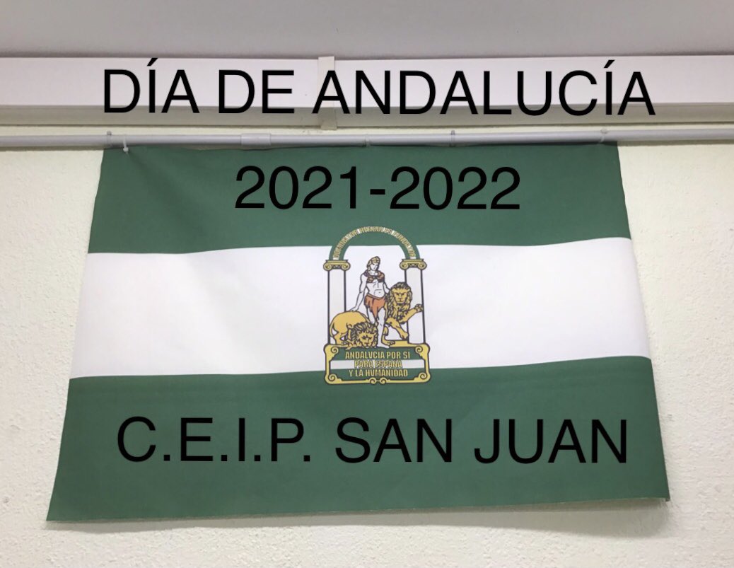 CEIPSanJuan's tweet photo. CELEBRACIÓN DEL DÍA DE ANDALUCÍA https://t.co/x9UdG9YzM8