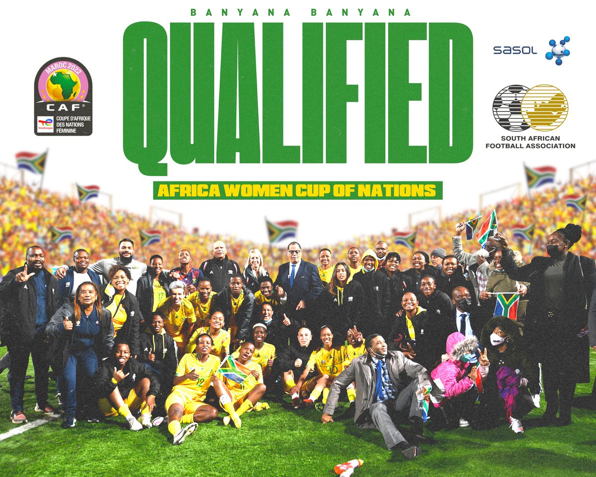 SAFA_net's tweet image. Banyana_Banyana have landed back in South Africa after qualifying for @CAFwomen #AWCON 

#Limitless

@SasolSA @SasolLeague