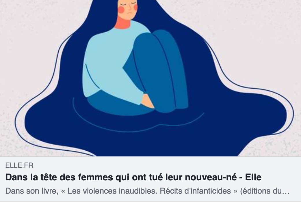 DrJulieAncian's tweet photo. Dans cette itw @ELLEfrance j'évoque Christine, violée par un compagnon qui ne voulait pas d'enfant & qui a pourtant obtenu d'être indemnisé pr "préjudice de privation de paternité". A lire ici https://t.co/nviLP1PXUe @EditionsduSeuil #neonaticide #infanticide https://t.co/31hQ9YIVfE