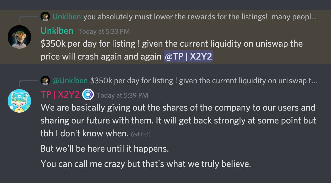 tp_x2y2's tweet image. Am I crazy? #X2Y2