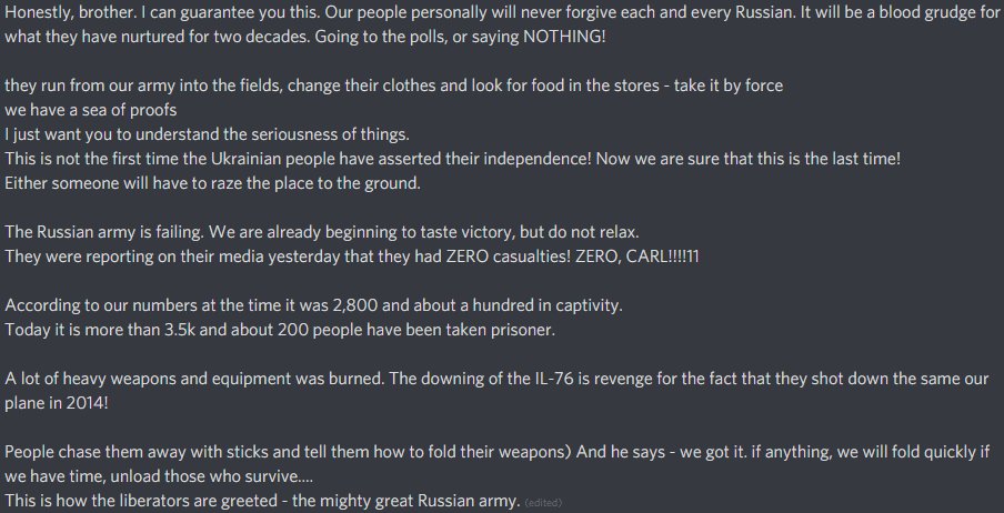 I never thought I would feel this way((((
Я никогда не думал, что я буду испытывать такие чувства((((

#Ukraine 
#UkraineUnderAttack 
#SWIFToffRussia 
#BlockPutinWallets 
#RussiaUkraineConflict 
#PutinIsaWarCriminal 
#Putin
