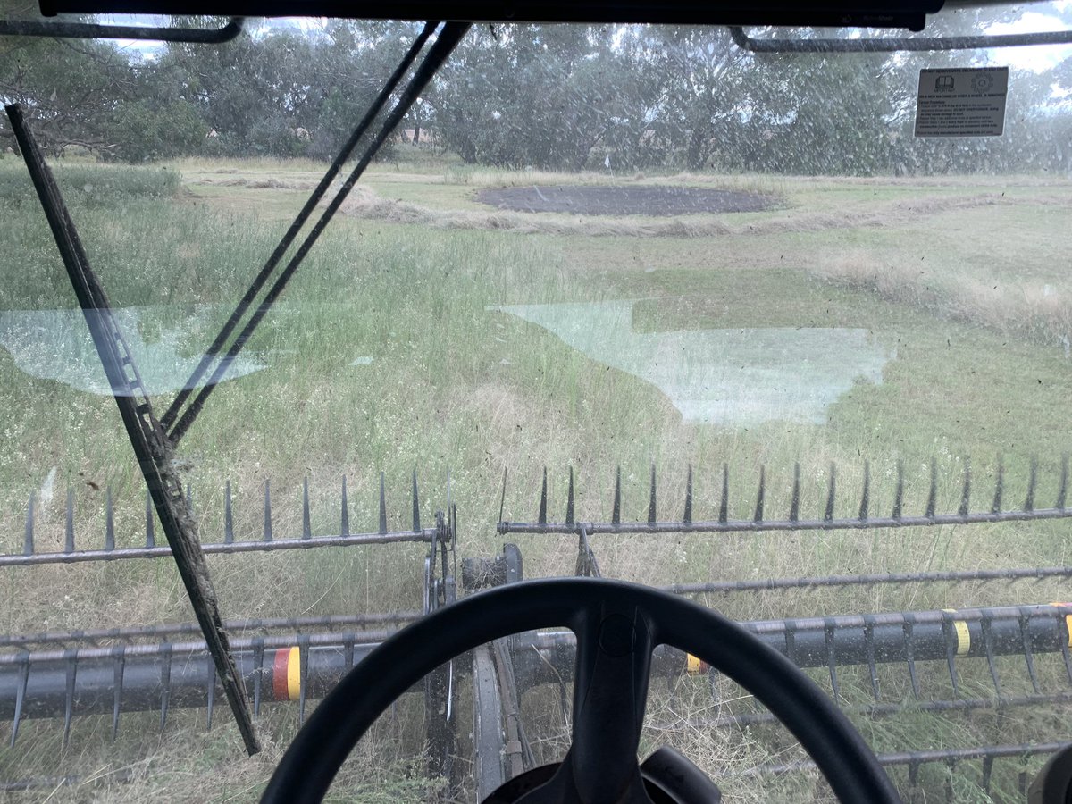 Mowing the Caragabal Links Course today.