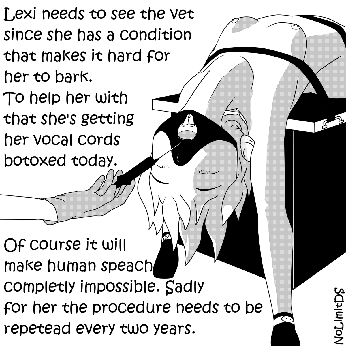 NoLimitDSx's tweet photo. Surely an extreme option. Would it be possible though? #petplay #bdsmart #humandog #doggygirl https://t.co/uypYgEYT0n