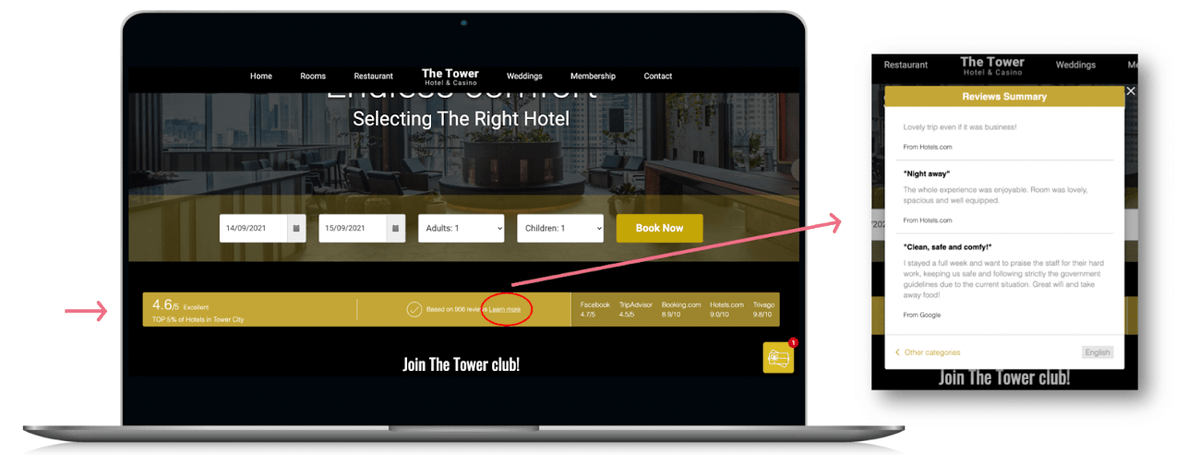 Aprovechar las valoraciones de los húespedes para inspirar confianza.

smarttravel.news/5-consejos-par…
#hoteles #hotel #aurumrooms #tenerife #islascanarias #revenuemanagement #hotelmanagement