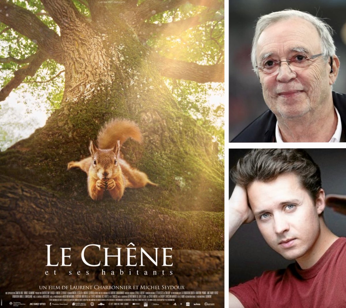 PatrickSimonin's tweet photo. Une bouffée de vie et de nature qui fait tellement de bien #MichelSeydoux réalisateur de #LeChêne sorti cette semaine au cinéma avec #TimDup qui a écrit et interprété la chanson du film sont mes invités sur @Tv5monde Que c’est beau de voir le monde dans les yeux des animaux ! https://t.co/Pjkfc66BDJ