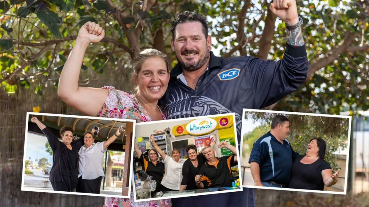 Tears, beers and chicken schnitzels were in abundance on Thursday night as 250 lucky lotto syndicate participants realised they had won a share of the $120m Powerball jackpot. https://t.co/3p8SpMvK8m #wanews https://t.co/KS66MbkWpa