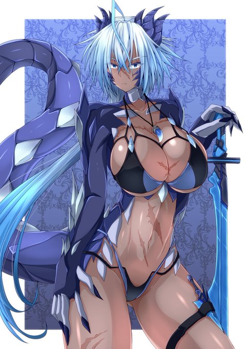 これが前に描いた絵です。
好みだからまた描くかも? 