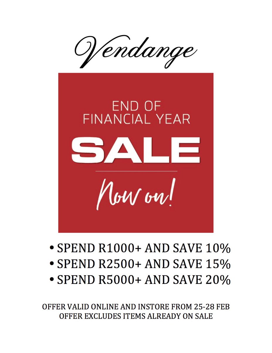 SALE NOW ON - Shop up bargains on our entire range this weekend. The more you spend the more you save. In store and online.