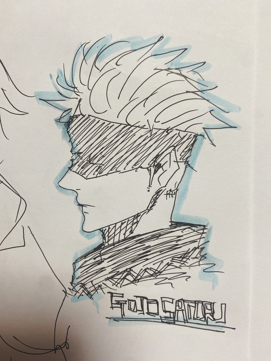 今日の落書き
傑と悟ってぐりとぐらみたいよね🤷‍♀️ 