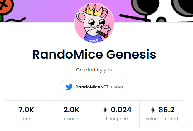 RandoLabs NFT tweet media