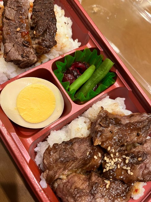 焼肉弁当のtwitterイラスト検索結果