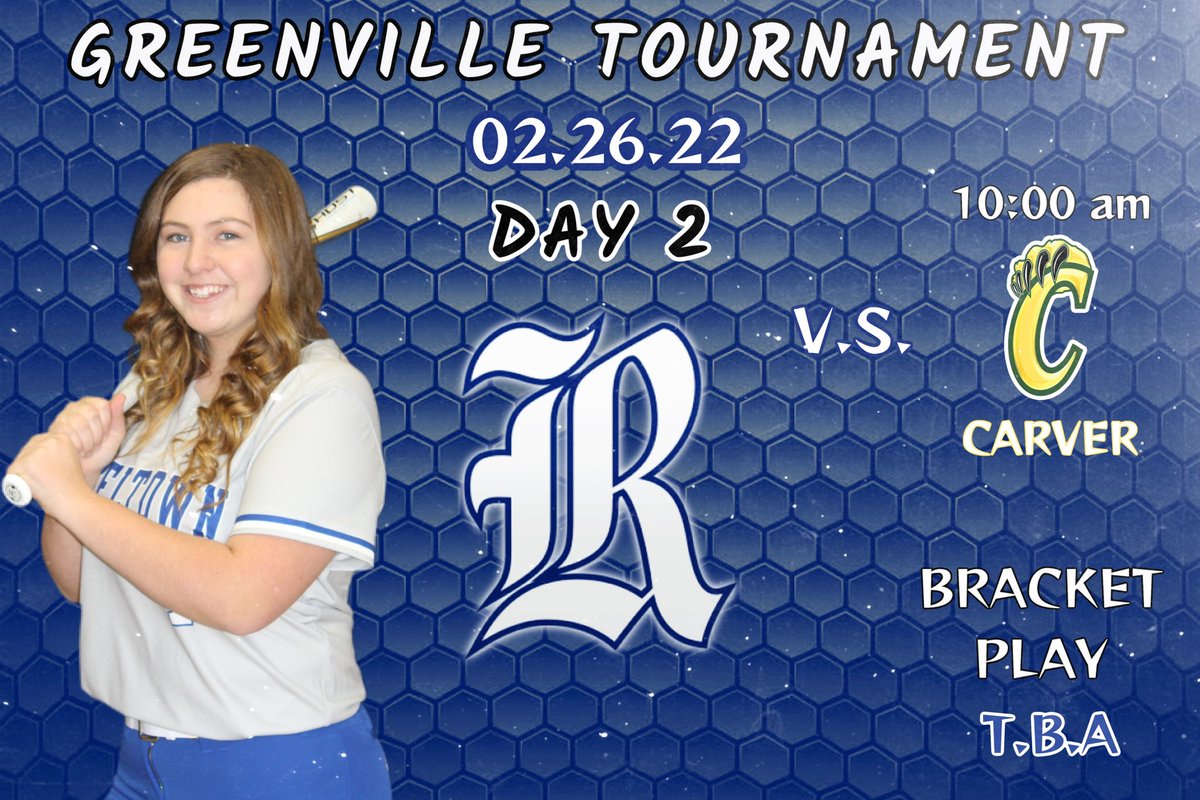 ReelRebelsSB's tweet photo. 🥎 Greenville Tournament 🥎
Day 2️⃣
02.26.22
#ReelSoftball #Team20 https://t.co/UWiAhWzJjM