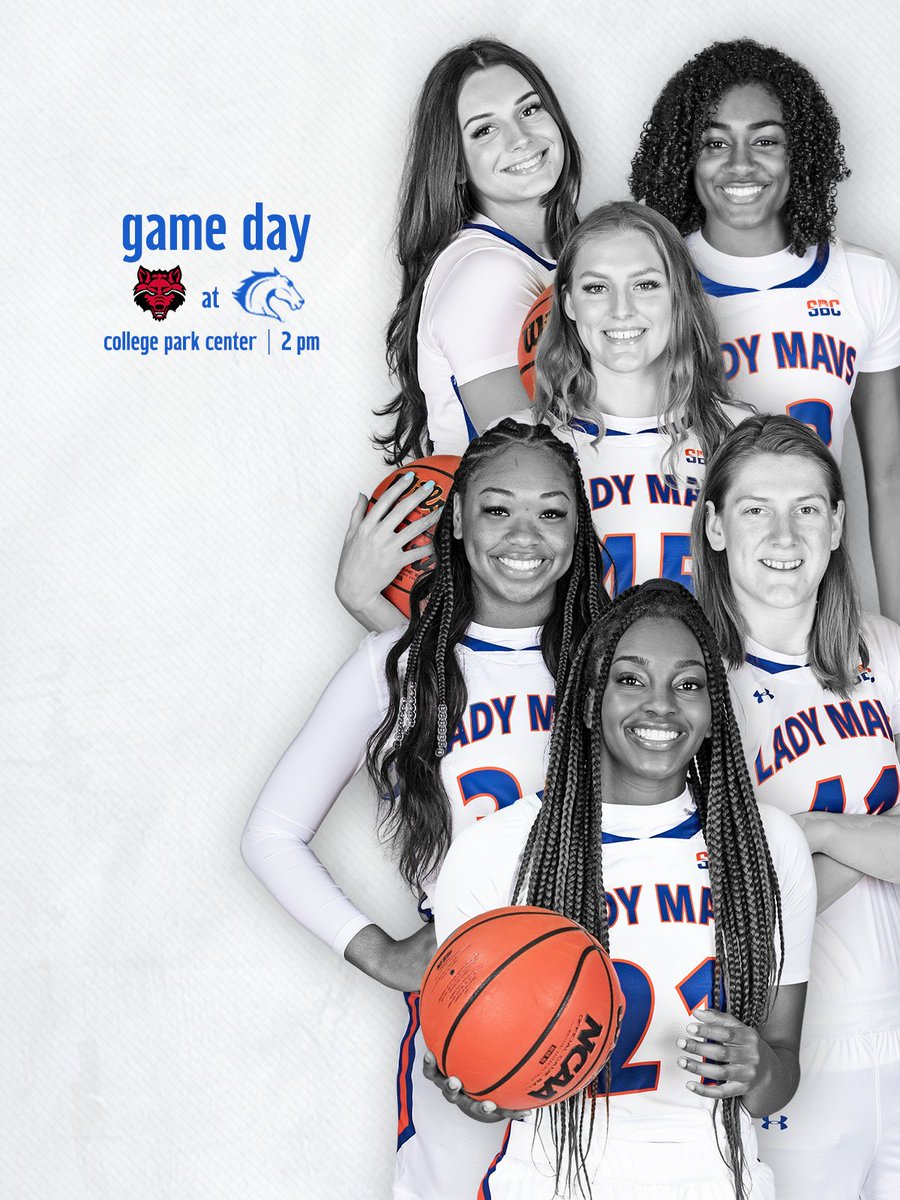 UTAMavsWBB's tweet photo. 𝟮𝟬-𝟮𝟯-𝟰𝟱-𝟯𝟰-𝟰𝟭-𝟮𝟭 

🧡💙

🏀 Senior Day
🆚 Arkansas State
📍 College Park Center
🕐 2 PM
📺 https://t.co/anvGh57zfs
📊 https://t.co/BKlL5ju0il
🎟 https://t.co/PAwLm3FDce
📰 https://t.co/OifaM2ggPP

#TwoFeetIn | #MavUp https://t.co/GpP1Dv2SAb