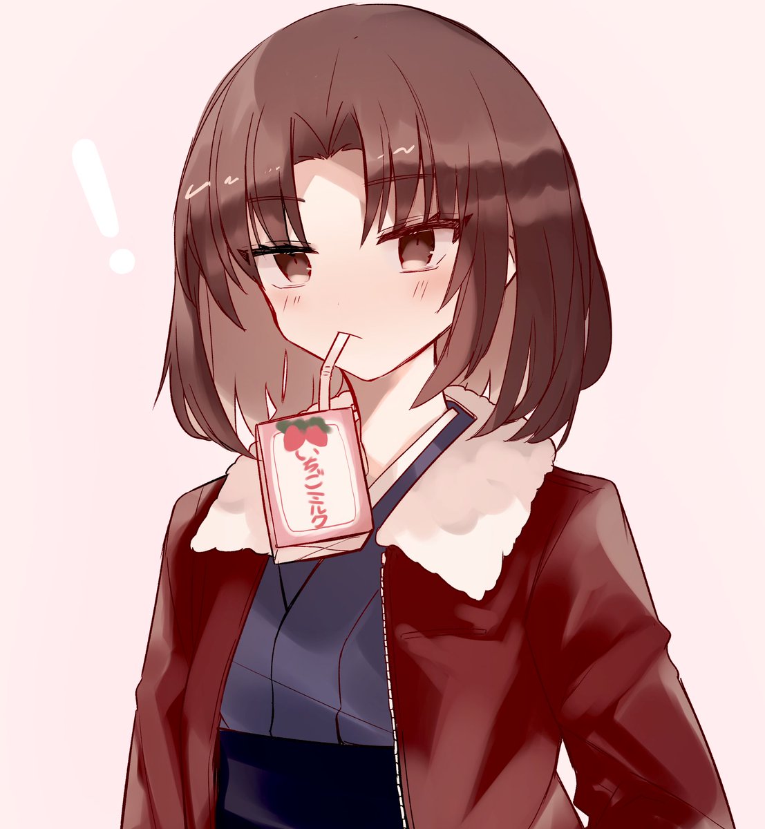 両儀式(空の境界) 「🍓🥛 」|の・あみゅるのイラスト