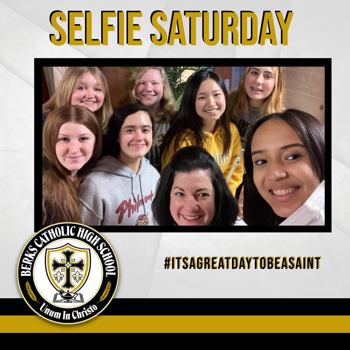 Mrs. Bobb and the 2022 Diocesan Music Festival Choral participants.

The Diocesan Music Festival is today at 2 p.m. at Marian Catholic High School. All are welcome.