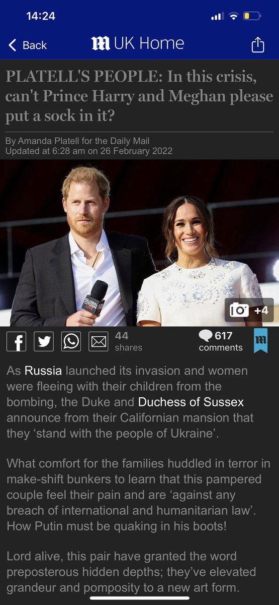yourstooloo's tweet photo. Daily Mail is full of shit ugh their hate for Meghan is actually unbelievable🤮 https://t.co/zqKn0GeIDW
