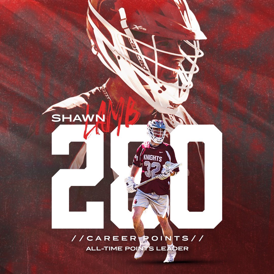 The GOAT 🐐 

Congratulations to <a href="/shawn_lamb/">S h a w n</a> for becoming the Knights’ all time leader in career points❗️