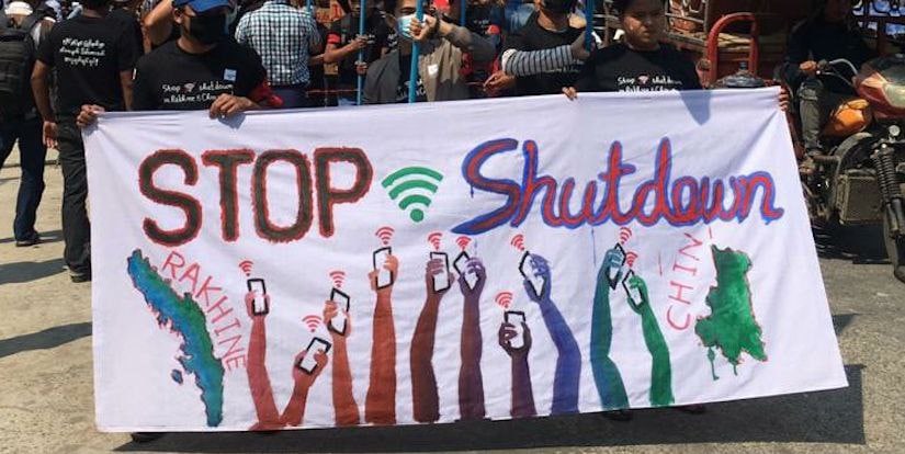 -In #Chin State,Terrorist Military Council only allowed MyTel to access the internet for 2hrs a day, while the rest of the SIM card users were barred from accessing the internet. As #Kanpetlet tsp is bordering with #Mindat &amp; #Matupi townships,
(1/3)
#JuntaCutOffInternetInMyanmar