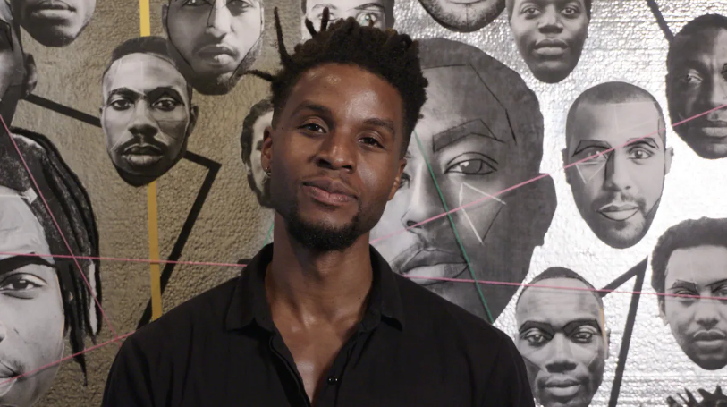 BuffaloAKG's tweet photo. #Oluseye is a Nigerian-Canadian artist whose work explores the magnitude and polyvocality of Blackness and the ways it moves across space, place, and time, shaping and shifting the world. #InTheseTruths is on view at #AKNorthland. → https://t.co/tRer9DMIL0 https://t.co/Y29213ONCo