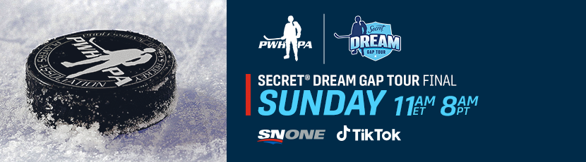 All eyes on Ottawa tomorrow for the <a href="/SecretDeodorant/">Secret Deodorant</a> Dream Gap Tour final, exclusively on <a href="/Sportsnet/">Sportsnet</a> 🏒
 
🥇 @PWHPA Secret Dream Gap FINAL
🕑 11ET / 8PT
📺 SN 1
📱 SN NOW &amp; Sportsnet's TikTok account 👀