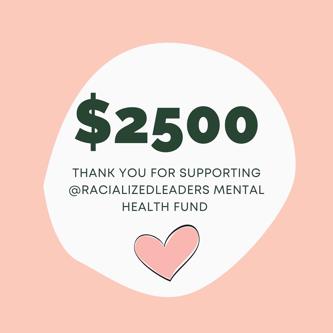 <a href="/racializedlead/">London School of Racialized Leaders</a> has hit the half-way point of our mental health fund‼️Thank you for continued support in helping us reach our goal. 

Support us by donating / amplifying 👇🏽 gofundme.com/f/Support-Raci…

#ldnont #racializedleaders #mentalhealth #healing #community