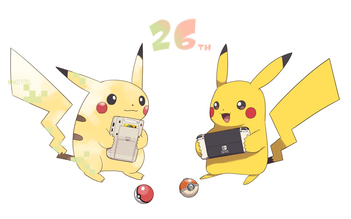 ピカチュウ 「#PokemonDay 」|マコトウのイラスト
