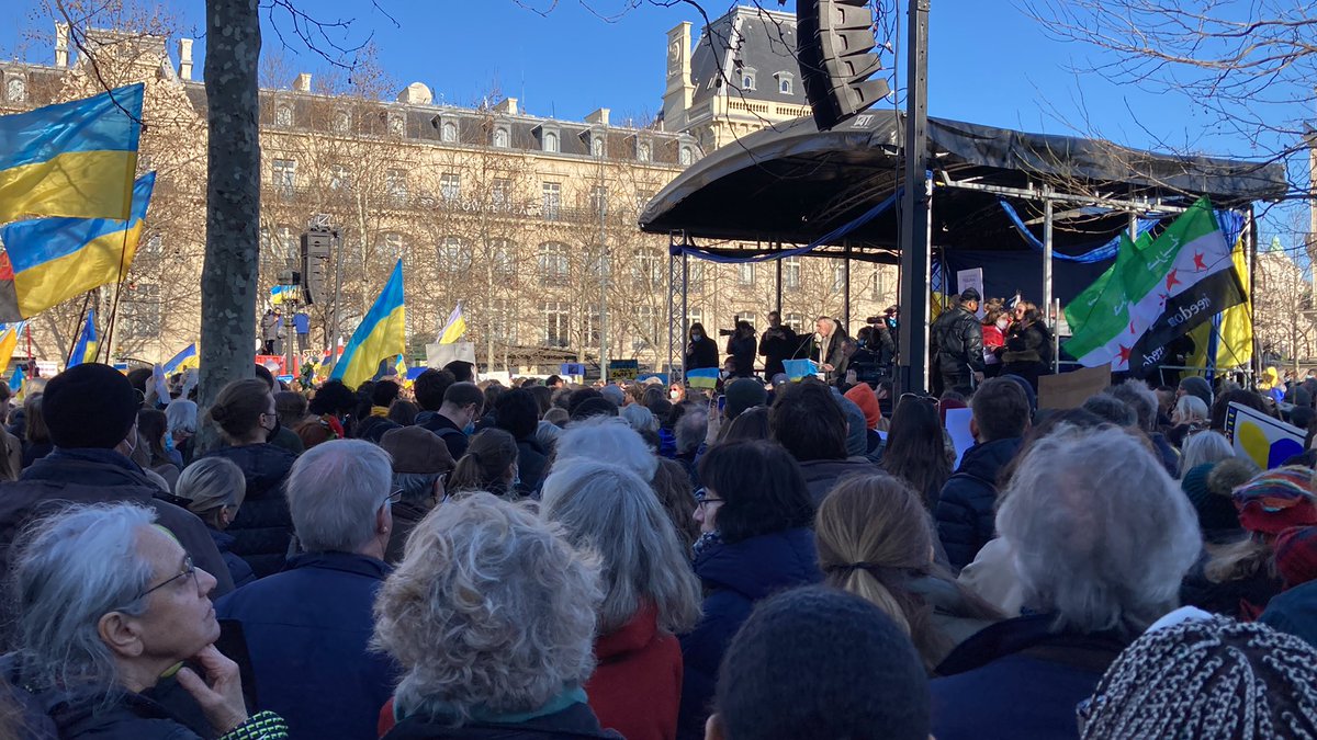 « Il faut ns convaincre que c’est David qui a gagné, pas Goliath, David gagnera parce que Putin a le choix entre massacrer Kiev,mais l’opinion russe ne l’accepterait pas ou reculer, ce qui serait le début de sa perte. Dans ts les cas, il perdra » déclare B. Guetta, à Répu