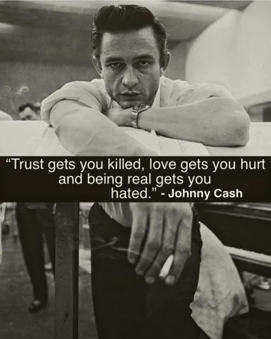 Happy Birthday Johnny Cash. Born February 26th 1932. Died September 12 2003.   