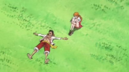 X 上的daily lunami 👒🍊：「just luffy taking care of nami when she