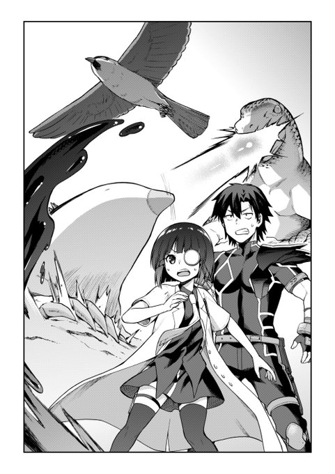 27日発売のコミックアライブ4月号にコミカライズ版『戦闘員、派遣します!』44話掲載されてます。
今回までで単行本8巻分、今作業してるので来月発売予定になります。
※掲載分とは写植等が異なります 