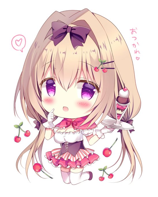 休憩に甘いものどうぞ～!✨🍒 