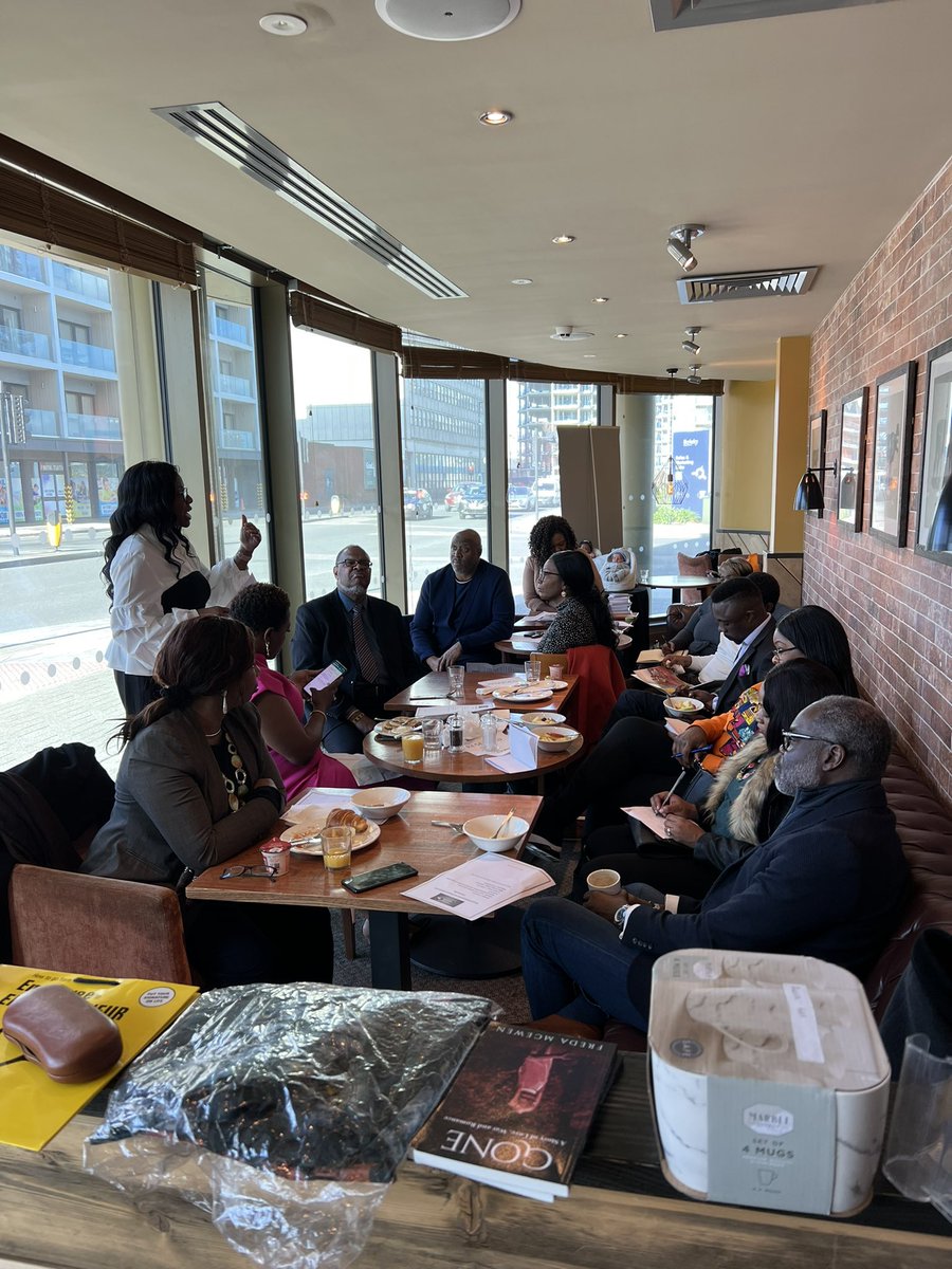 Our #founder <a href="/bebeclement/">Bebe Clement</a> speaking to all of our delegates here at our #Networking #breakfast #BlackBusiness #BBUK