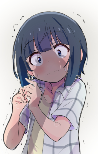 ※セミを顔に近づけられてるひよりちゃん 