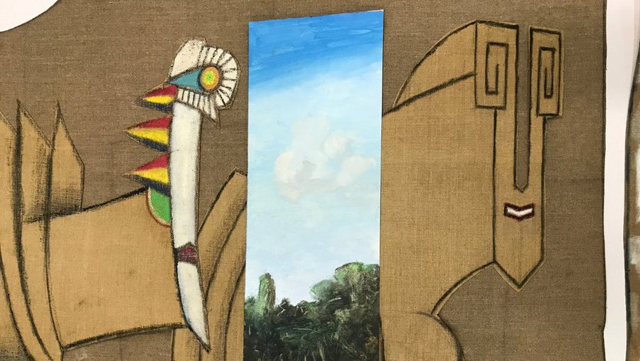 parisparisfr's tweet photo. #DerniersJours ! L'expo de Saul Steinberg, #EntreLesLignes, réunit plus de quatre-vingts œuvres dont un ensemble exceptionnel de ce grand illustrateur et caricaturiste roumano-américain de la revue #Bertoldo et du @NewYorker https://t.co/tI7IEb7orA Jusqu'au 28/02,@CentrePompidou. https://t.co/Nbi3lIne0e