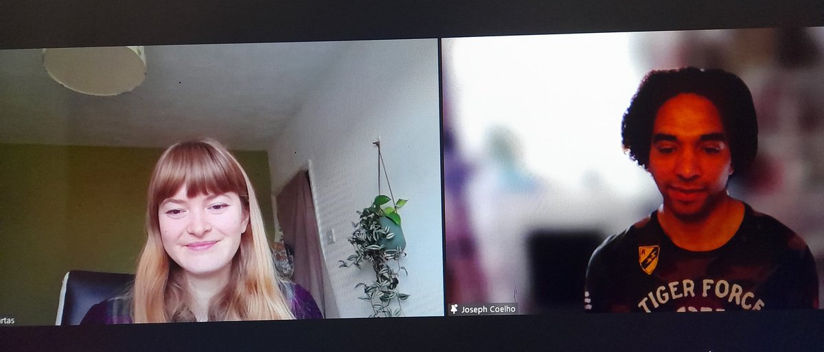 FinlaysonPalmer's tweet photo. Loving the talk with @FreyaHartas and @JosephACoelho, illustrations, writing and taxidermy, great start to my weekendπ π
#SCBWI22YF #ukcbchat #kidlit #Zombierella #scbwi #YoungFiction https://t.co/jJADMEyT8V
