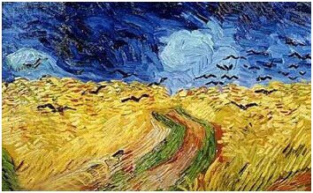 Campo di grano con volo corvi 
(1890, Vincent Van Gogh) 

Gli stessi colori della bandiera Ucraina, la tela è un forte grido di dolore, di disperazione.

🇺🇦#nowar #UcraniaRussia