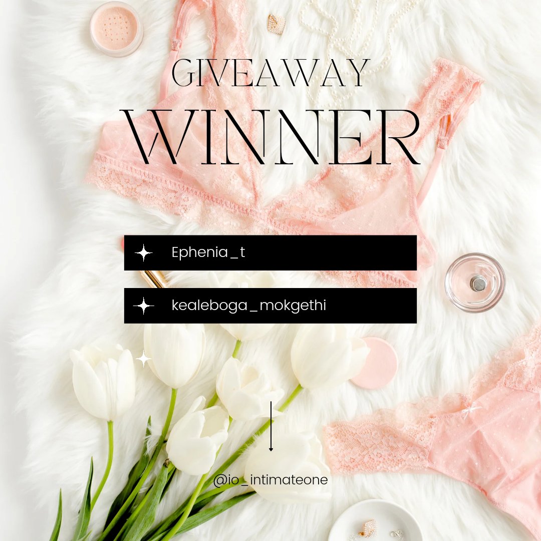 io_intimateone's tweet photo. Congratulations to our winners🎉🎉

Please DM us your delivery details 😄

And thank you so much to everyone that participated, followed, liked and shared ❤️ https://t.co/NppKZlmQGC