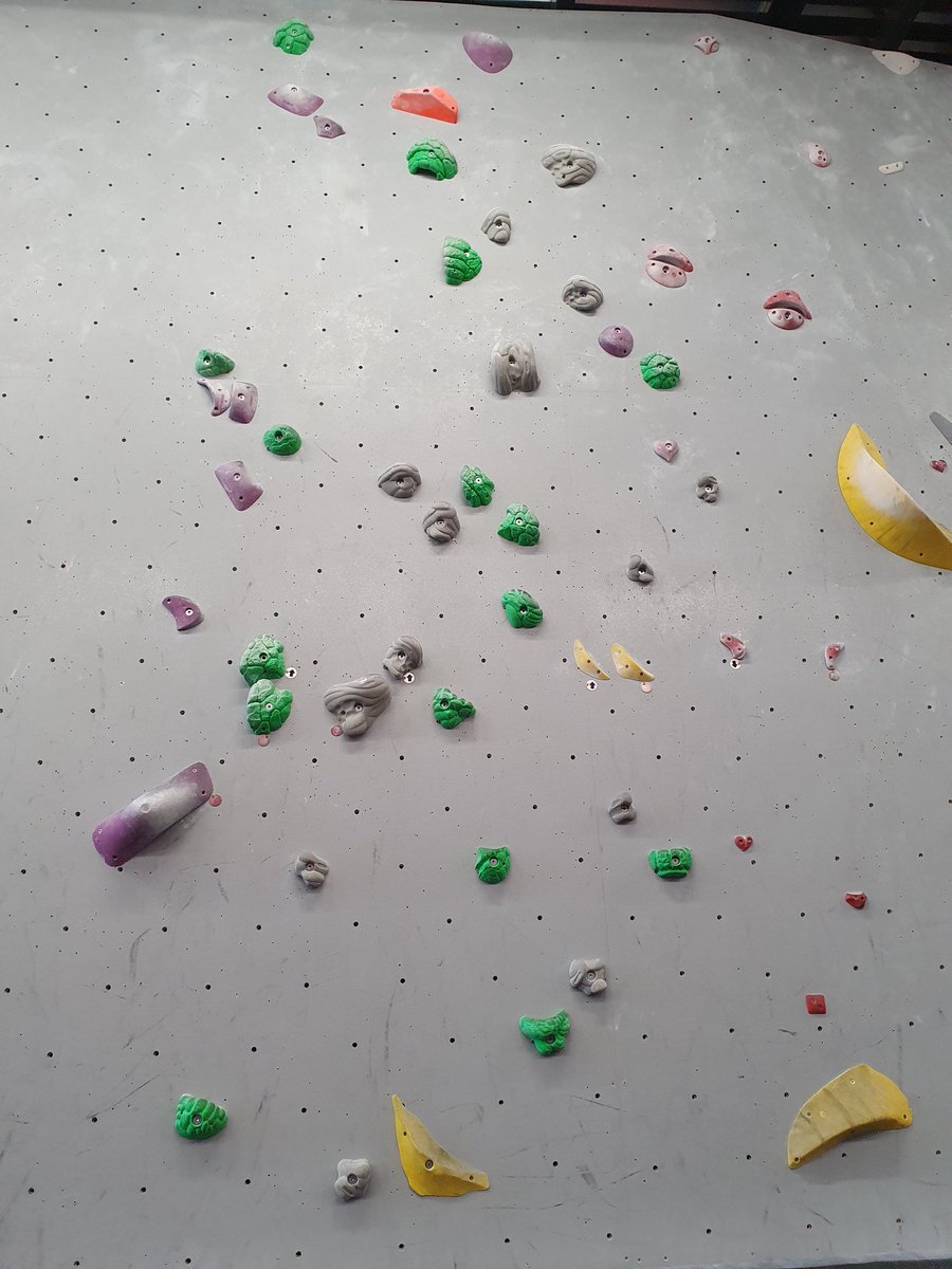 Had some self doubt this morning while climbing this purple route. All the people I was with were so supportive that I sat down and wrote a poem. Then I got back up and finished the climb. #MentalHealthMatters