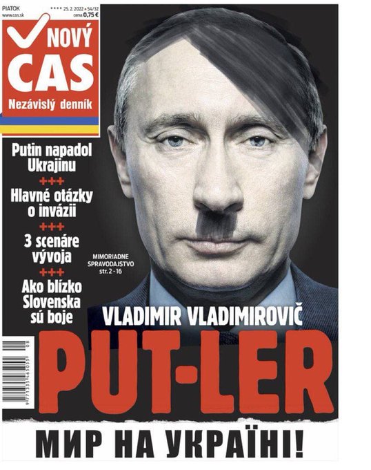Slovak newspaper Novy Cas #Ukraine #RussiaUkraineWar #Russia https://t.co/cXcu6NtUDX<a href="/tag/ukraine"class="tags">#Ukraine</a><a href="/tag/russiaukrainewar"class="tags">#RussiaUkraineWar</a><a href="/tag/russia"class="tags"><span>#russia</span></a>