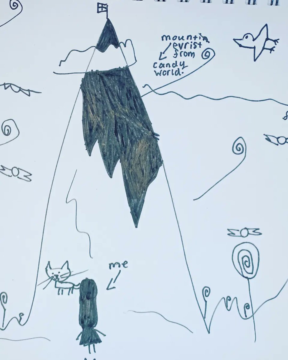HarrietShortt's tweet photo. Second of our great online Visual Scribing Workshops with @JennyLeonardArt this week! Drawing visual metaphors and maps. And due to Covid hitting our household this half-term term, my 6 year old joined in the fun too! Great work! @UWEleadership @UWEBusinessSch #visualscribing https://t.co/TNBU5mWV2w