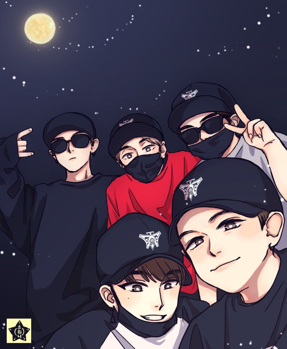 smol_jayone's tweet photo. my fanart of #highfive_of_teenagers #에쵸티 #FANTOO_FANART https://t.co/DbJsUSx1wg