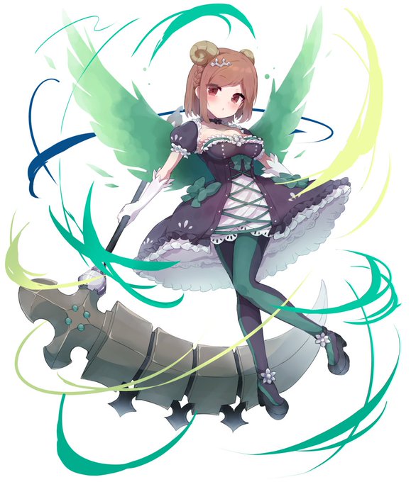 声つながりでルチカちゃん衣装のアリスギアのコロちゃん
skebで描かせていただきました 