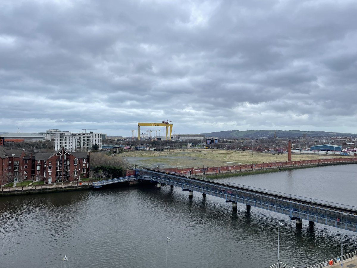 l50062312's tweet photo. Working on a Saturday with a view #LJMUNIAPPDAY22 @hilton_belfast https://t.co/R8ZJBOLb87