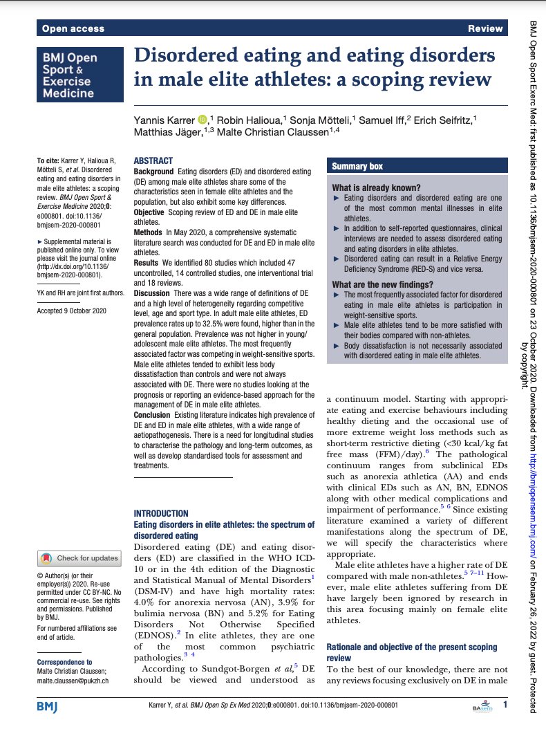 BMJ Open Sport & Exercise Medicine tweet media