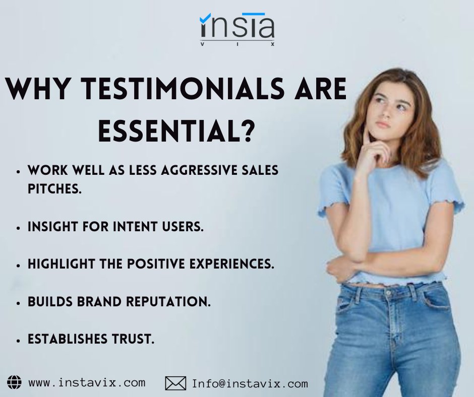 instavix1's tweet photo. Why Testimonials Are Essential?

Visit Our Website:- https://t.co/7lYXQav4wA

#facebook #instagram #youtube #twitter #tiktok #love #instagood #follow #like #socialmedia #google #innovation #testimonials #humanresources #digitalmarketing
#technology #creativity #future #futurism https://t.co/CLPg5Nsl6p