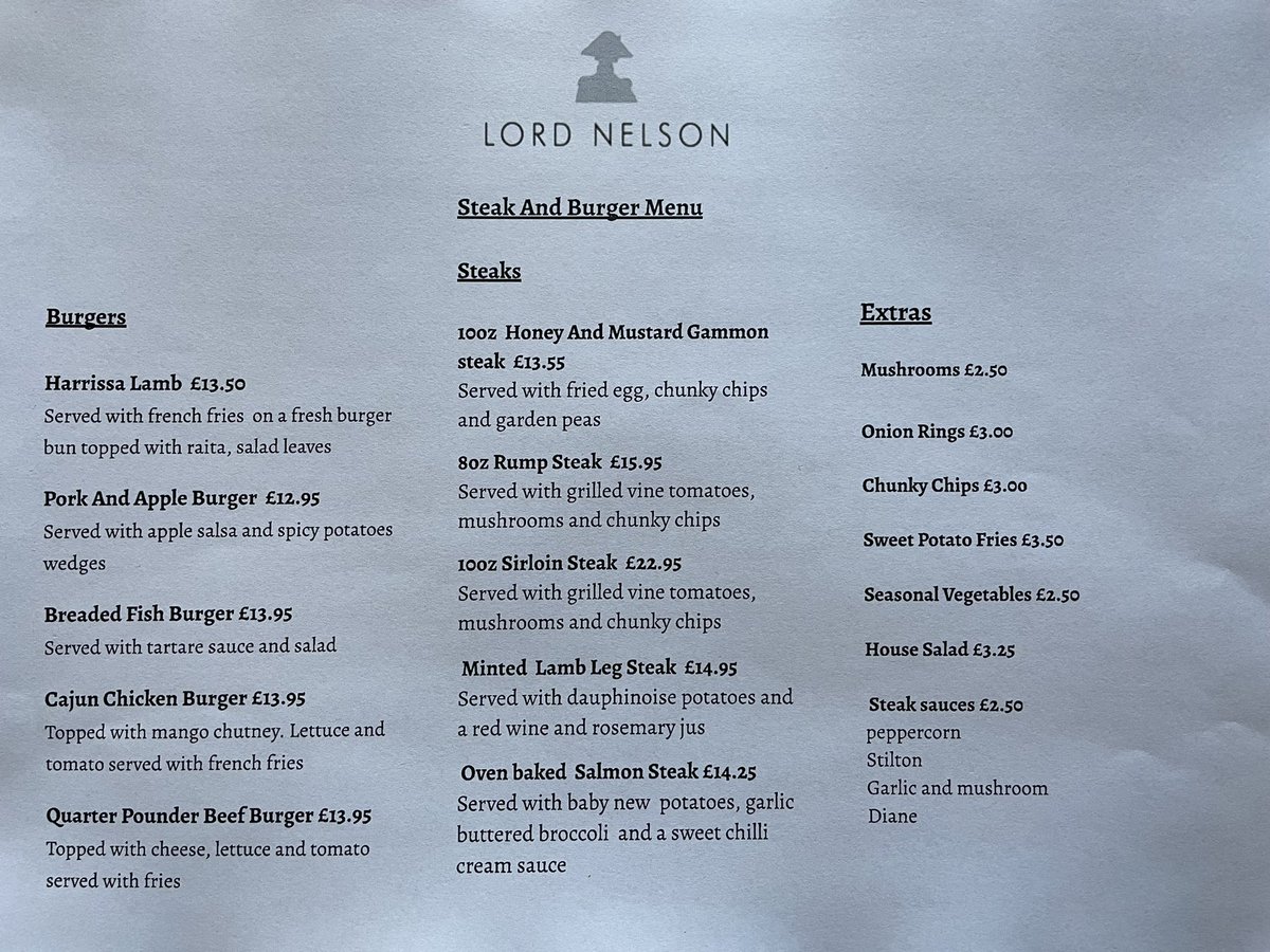 Have you tried out our Steak and Burger menu? 🥩🍔#thelordnelsonatwinthorpe #visitwinthorpe #ng24