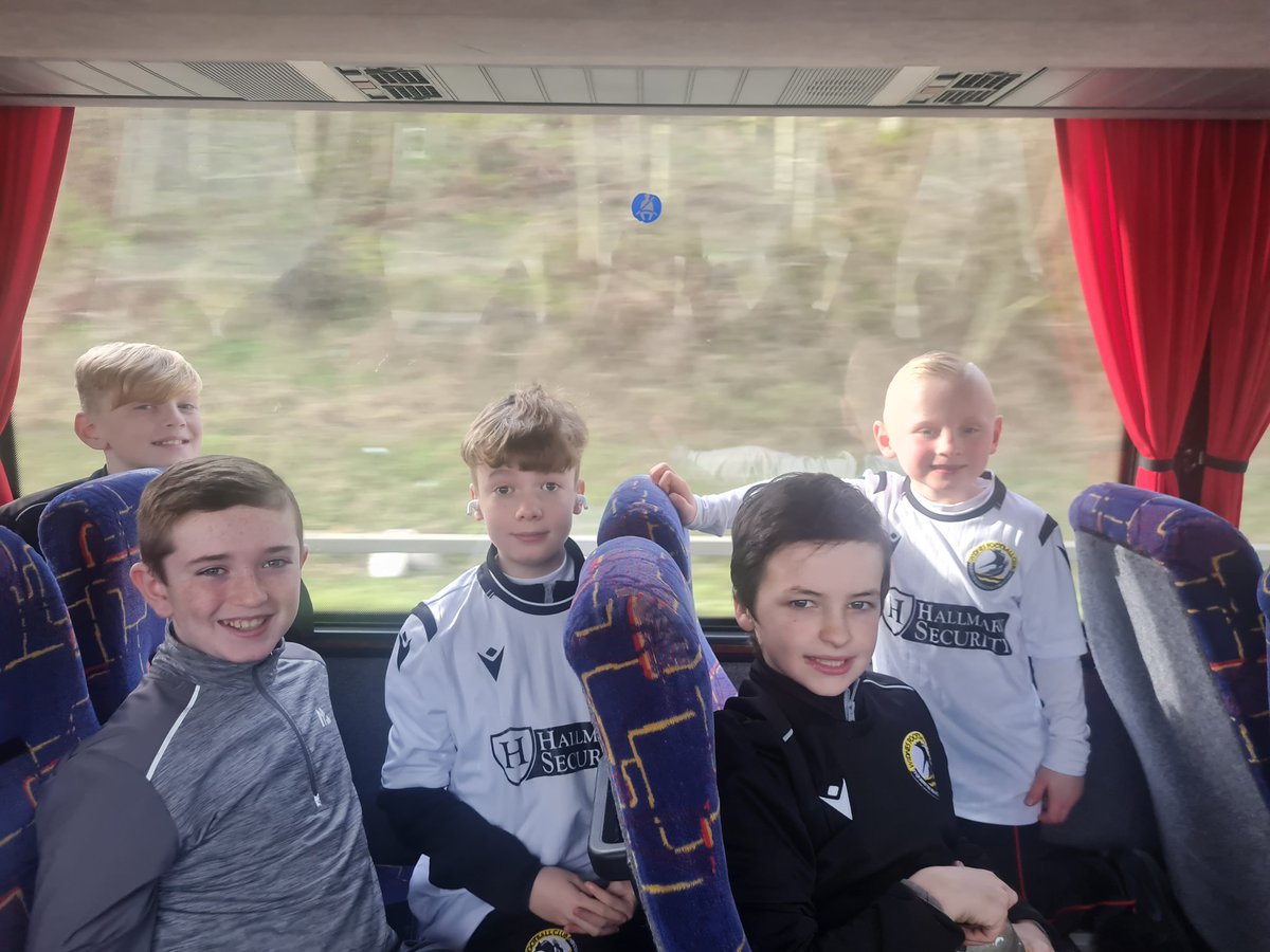 The boys are on the way to support the 1st team 🖤⚽️🤍<a href="/Widnes_FC/">(C) Widnes Football Club</a> <a href="/Widnes_FC/">(C) Widnes Football Club</a> <a href="/WidnesAway/">WidnesAway</a>